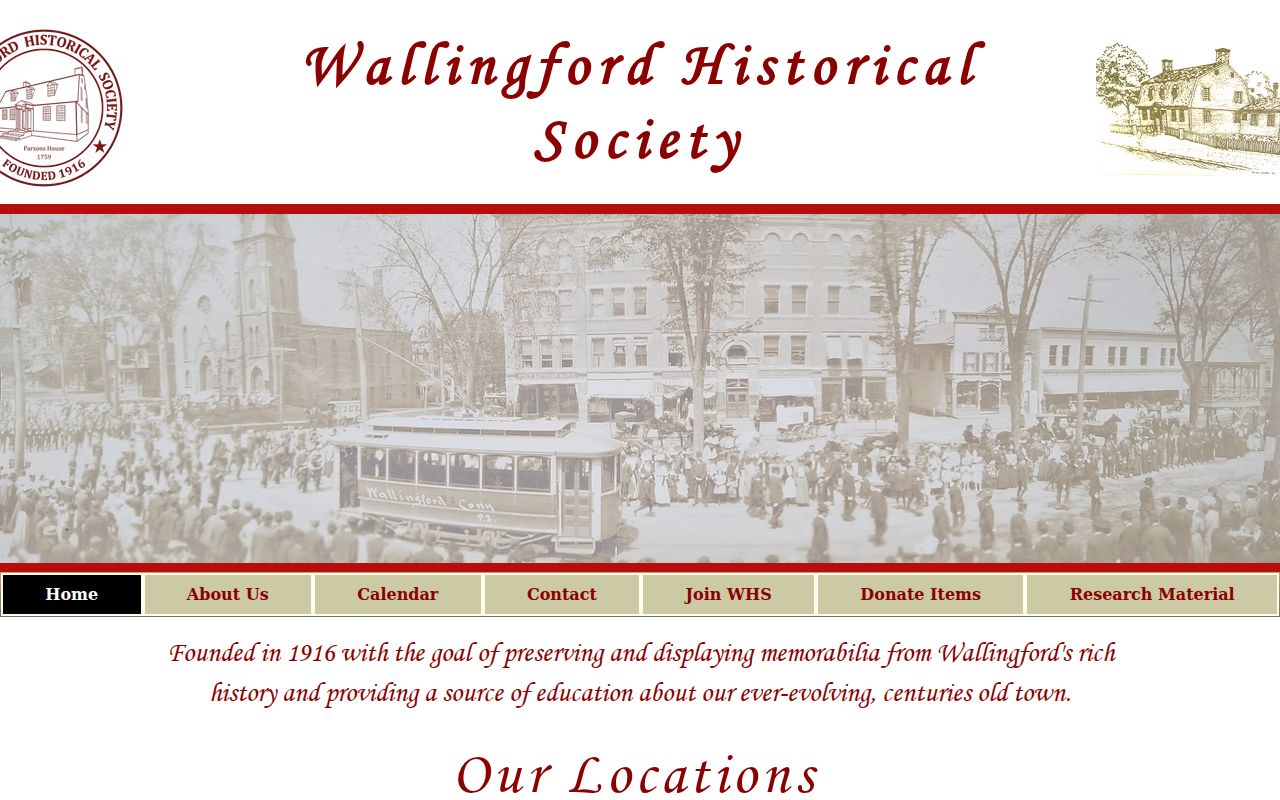 Wallingford neighbors historical society map resource