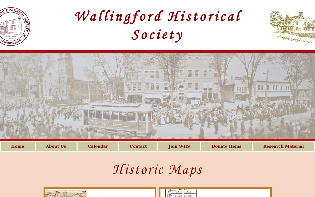 Wallingford previous residents historical map holdings