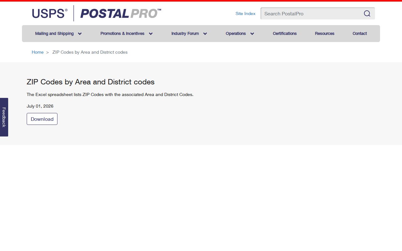 USPS PostalPro locale information for Wallingford ZIP code 06492